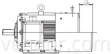 1TL0001 Cast Iron Three-phase Asynchronous Motor